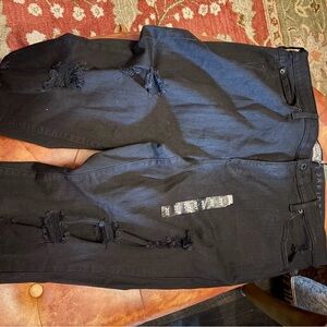 Torrid Black Distressed Women Jeans